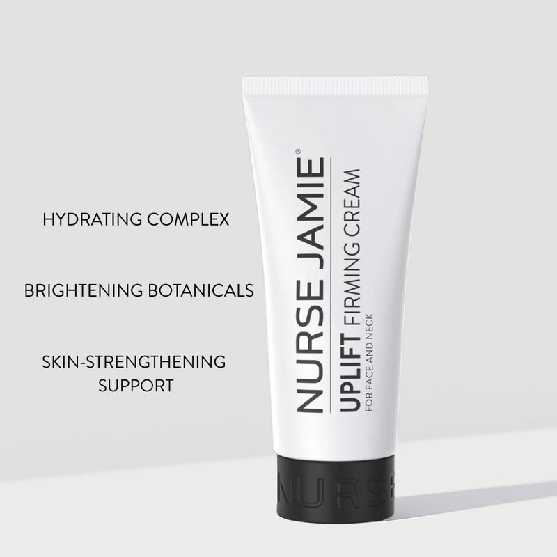 Nurse Jamie Uplift Firming Cream â€“ Hydrating Face & Neck Moisturizer with Plant Peptides, Shea Butter & Hyaluronic Acid â€“ Clean Beauty Formula - Image 2