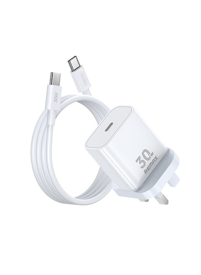 ريماكس شاحن سريع كابل شحن سريع ومحول للهواتف والأجهزة اللوحية وأجهزة الكمبيوتر المحمولة - Image 1