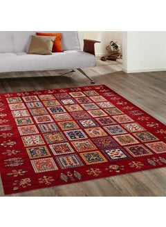 Vagonik Classic Afghan Turkmen Authentic Kilim Patterned Digital Printed Carpet Non-Slip Based Washable Carpet  - Image 5