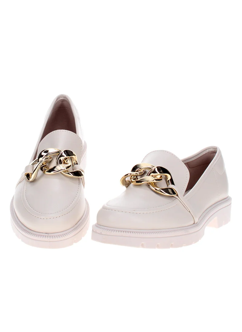 Beira Rio Off-White Ladies Casual Slip-On Shoes – Lightweight & Comfortable Everyday Footwear for Women | Best Price UAE