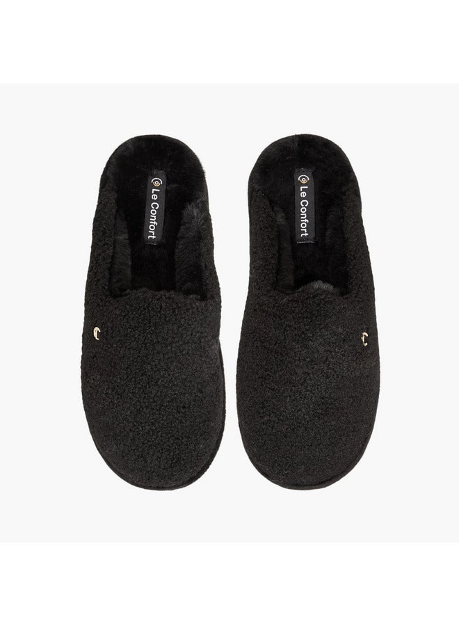 Le Confort Women Textured Bedroom Mules - Image 1