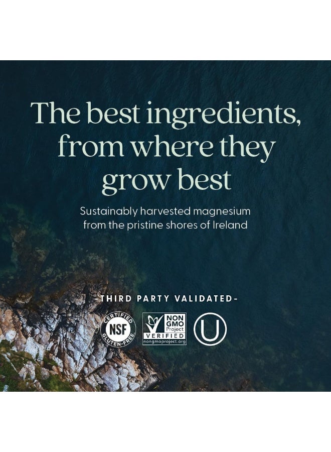 New Chapter Magnesium + Ashwagandha Supplement, 325 mg with Magnesium Glycinate, 2.5x Absorption, Muscle Recovery, Heart & Bone Health, Calm & Relaxation, Gluten Free, Non-GMO - 90 ct (3 Month Supply) - Image 5