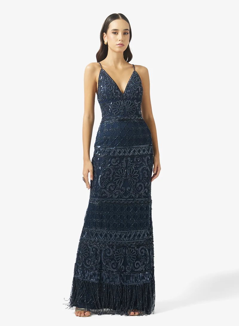 Beaded Embellished Bodycon Dress