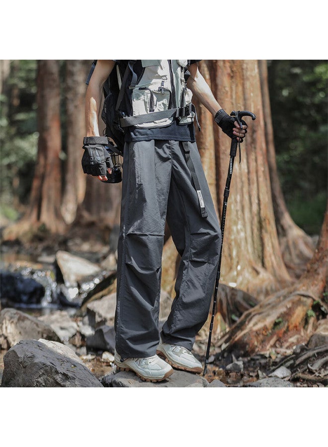 Foss Phil Outdoor Workwear Tactical Pants For Men, Autumn And Winter Versatile Waterproof Paratrooper Straight-leg Casual Trousers, 8361 Dark Gray 2XL - Image 3