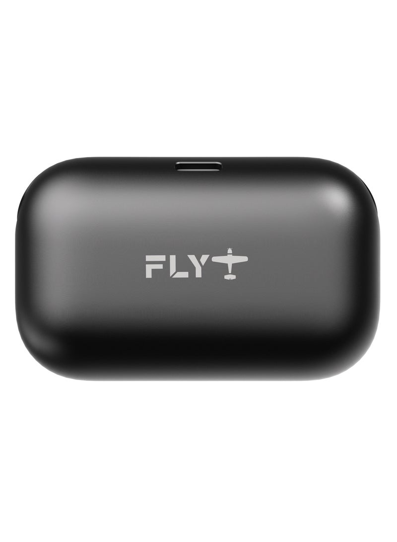 Fly True Wireless Earbuds With Noise Cancellation And Extra Bass Black - Image 1