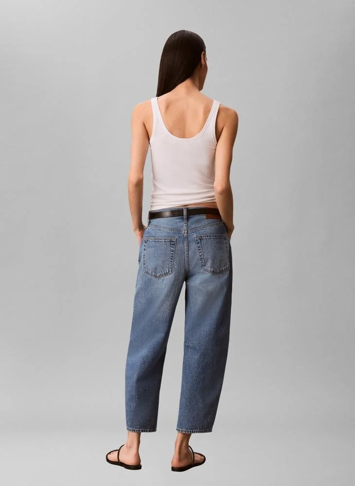 Calvin Klein Jeans Cropped Barrel Jeans