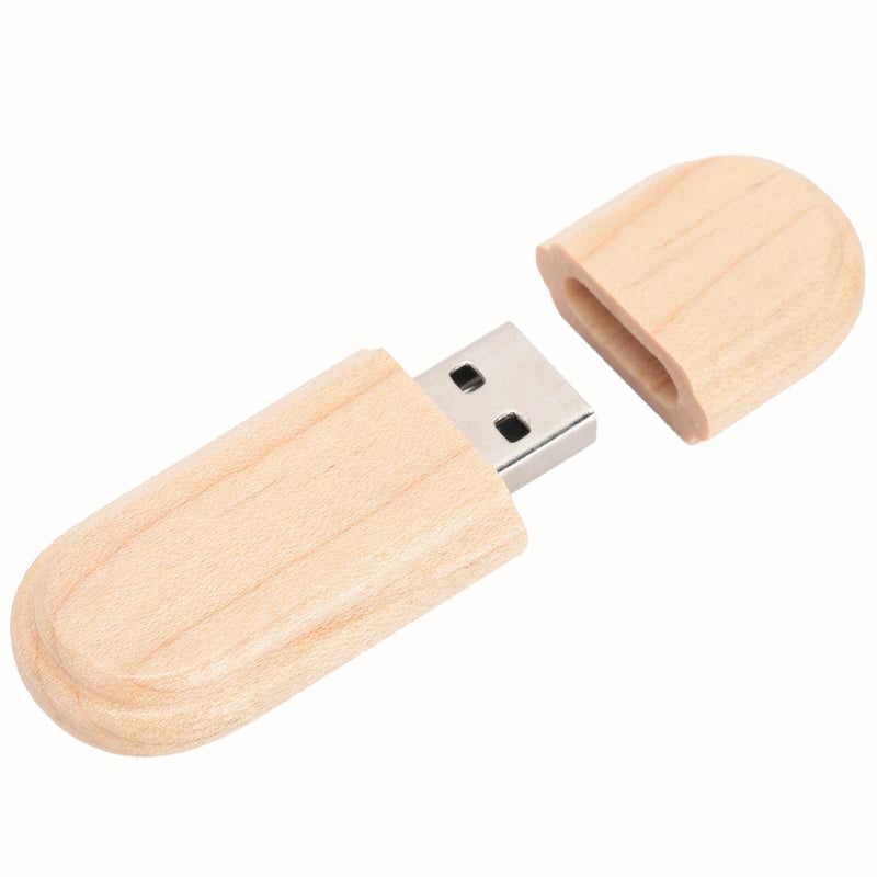 Wooden USB Drive 3.0: High-Speed Data Transfer - Mini Portable Flash Drive for Home Office, Digital Storage, Gift-Giving - Image 1