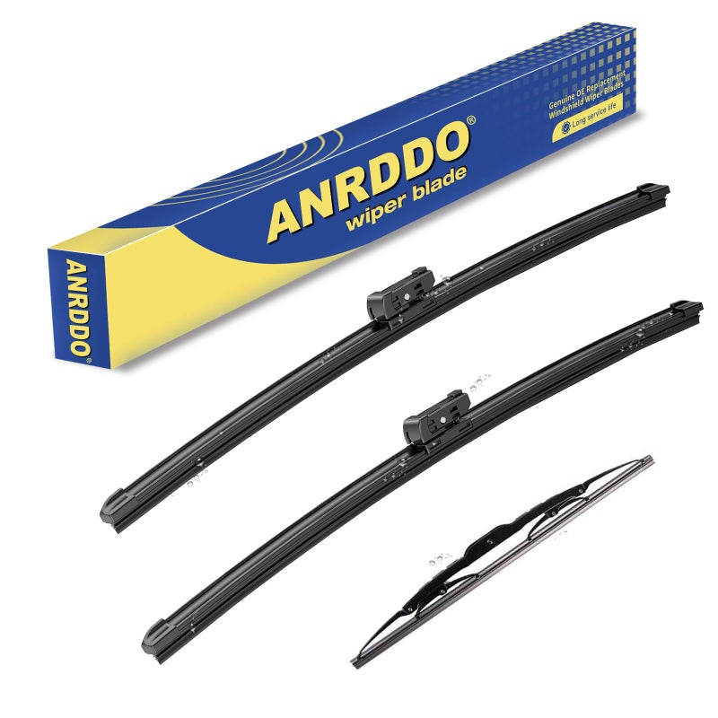 3 wipers Replacement For Chevrolet Trax 2013-2021,Buick Encore 2013-2021,Opel Mokka 2012-2020 Original Equipment Windshield Wiper Blades Set - 26"+14" +10" (Set of 3)
