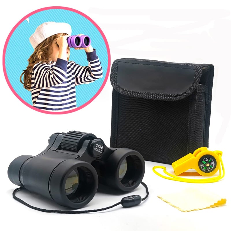 ARTOMIDE Kids Binoculars Best Gifts for 3-12 Years Boys Girls High-Resolution Optics Shockproof Mini Compact Binocuolar Toys Folding Small Telescope for Bird Watching Camping Outdoor Play - Image 1