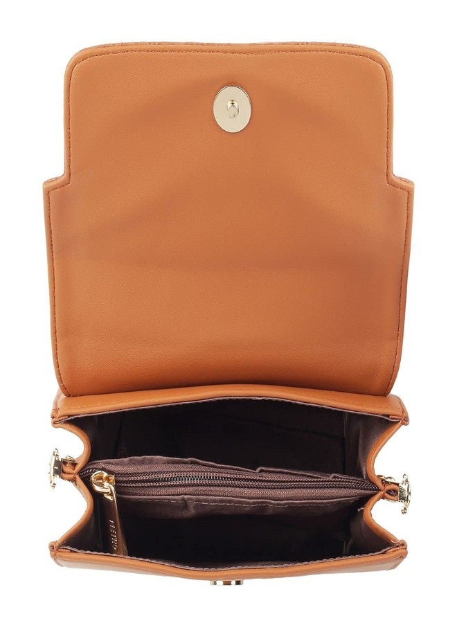 Metro Womens Suede Tan Flap Over Sling (One Size) - Image 2