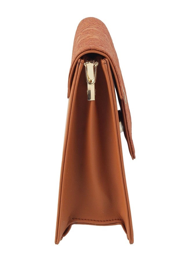 Metro Womens Suede Tan Flap Over Sling (One Size) - Image 4