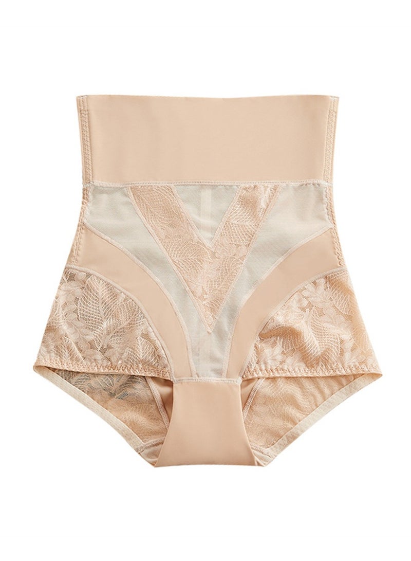 High Waist Seamless Thin Lace Belly Control Pants Postpartum Waist Shaping Shapewear  - Image 1