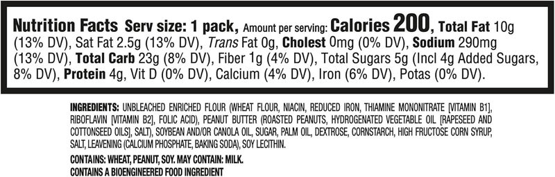 RITZ Peanut Butter Sandwich Crackers - 48 Snack Packs - Image 2