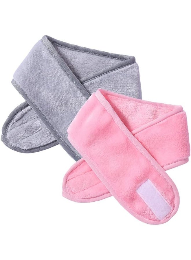Eagle Baby's Hair Band for Make-Up Cosmetics Headband Terry Cloth Adjustable Hair Protection Band with Velcro Fastener 2 - Image 1
