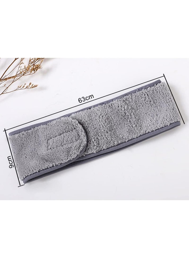 Eagle Baby's Hair Band for Make-Up Cosmetics Headband Terry Cloth Adjustable Hair Protection Band with Velcro Fastener 2 - Image 5