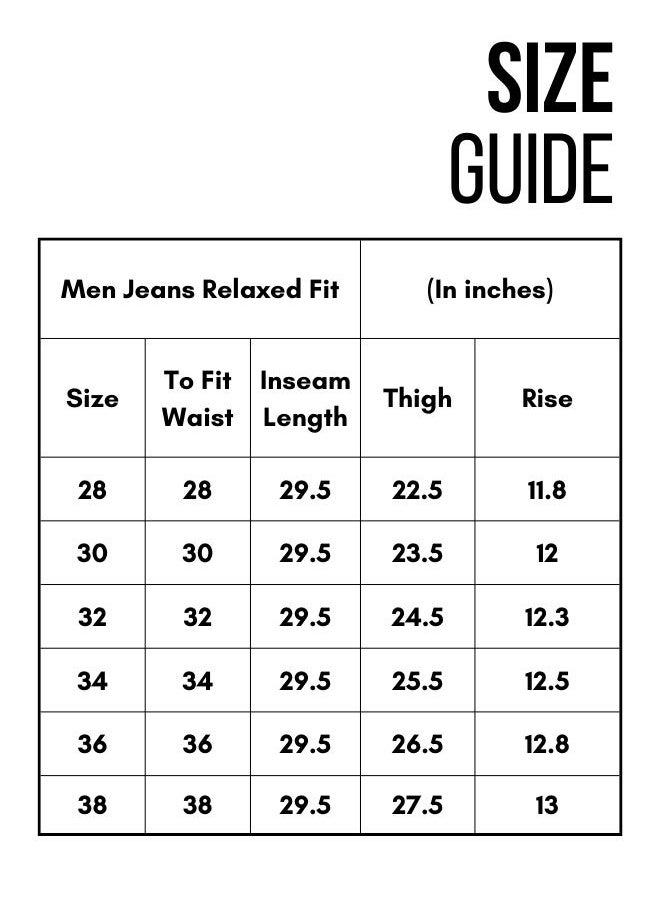 Dennis Lingo Men's Mid Blue Relaxed Fit Jeans - Comfortable and Casual  - Image 4