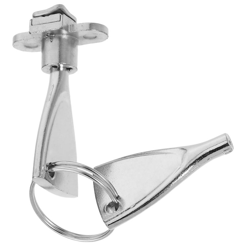 Cabinet Lock with Key for Mailbox Network Control Cabinet Door Security Device - Image 2