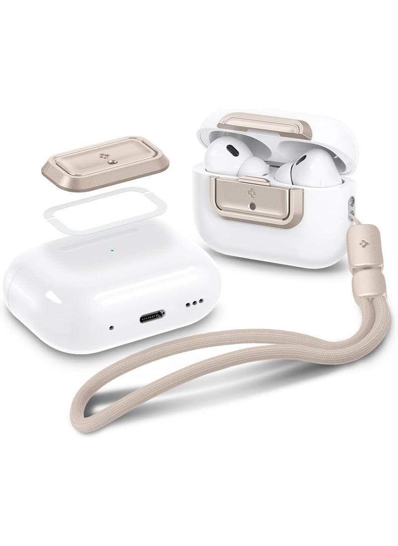 Lock Fit M for AirPods Pro 2 / Airpods Pro Secure Locking Device & Lanyard Strap with EZ Fit Install Kit [Charging Case NOT included] - Starlight