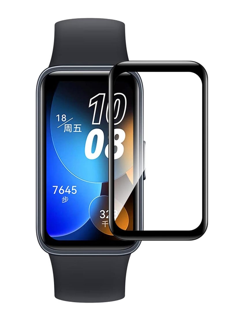 Screen Protector For Huawei Band 8/Huawei Band 9, 3D Curved Soft Edge Protective Film [Anti-Scratch] [Bubble Free] [Ultra Shatterproof] [High Sensitive] (Not Glass) - Image 1