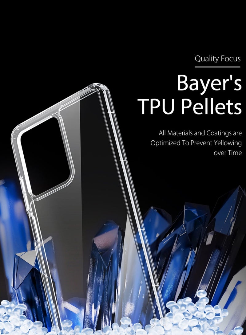 CHAPPELINE Xiaomi Redmi 15 4G/5G 2025 AIRBAG CASE Series Premium Transparent Airbag Shockproof Anti-Yellowing with Free Iron Plate Case Cover (MCTPTN) - Clear - Image 2