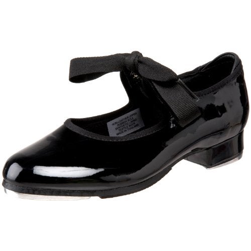 Bloch girls Bloch Girl's Annie Tyette Tap dance shoes, Black Patent, 7.5 Little Kid US - Image 1