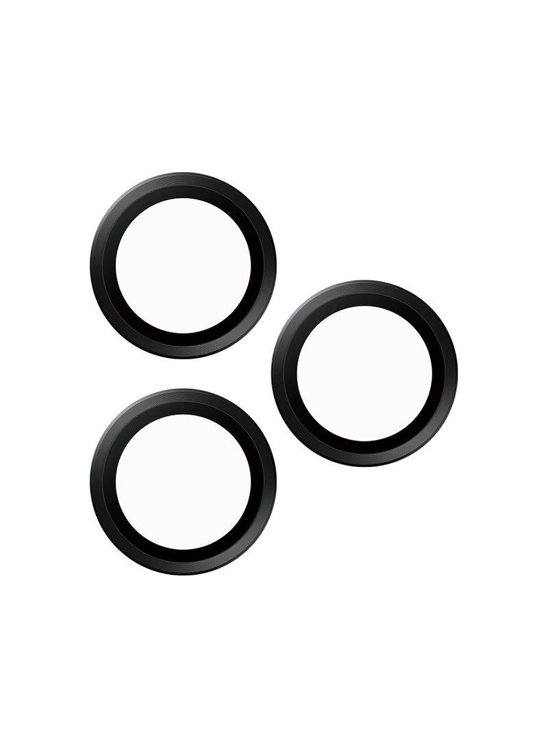 PanzerGlass حامي عدسة الكاميرا PanzerGlass® Hoops لجهاز Apple iPhone 16 Pro | 16 Pro Max زجاج سيراميك - حماية بأناقة، مقاوم للخدوش، مقاوم للصدمات، إطار ألمنيوم أسود - مع مساعدة في التركيب لتسهيل التثبيت - Image 4