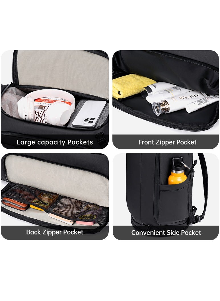 سوبر 5 FB00742 شنطة رياضية دافيل يد كتف مقاومة للماء مناسبه للسفر والجيم ذات سعة كبيرة من سوبر فايف - جراى - Image 4