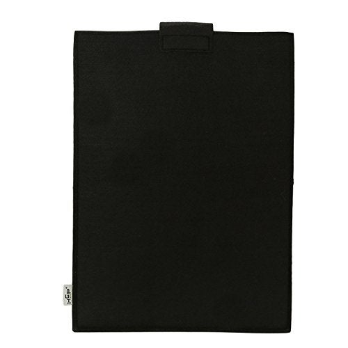 TGK Laptop Bags Briefcase Sleeve Carrying Case Tablet Cover Pouch Laptop Messenger Hand Bag for Women and Men (11.6 to 12 inch Sleeve, Black - Orange) - Image 2