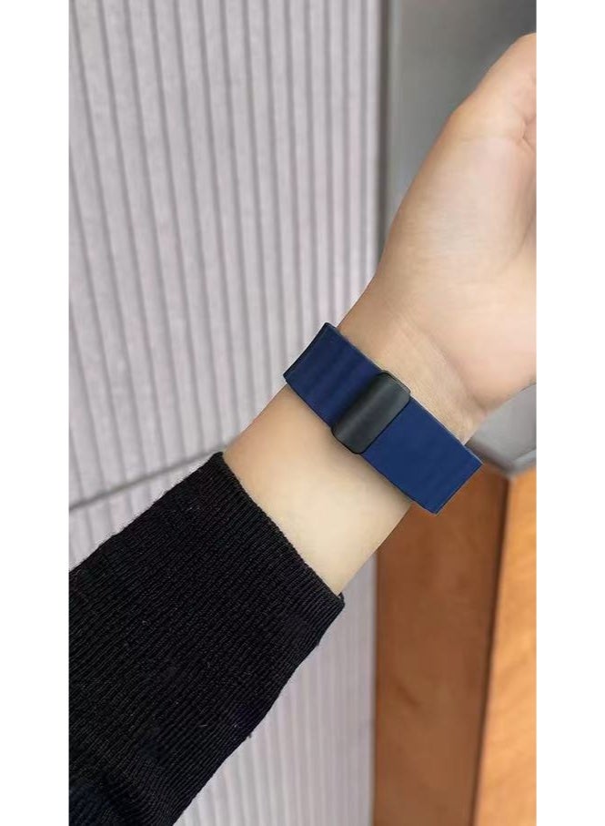 Watch Band Compatible for Apple Watch Series Band 42mm 44mm 45mm 46mm 49mm women, Genuine Leather Double Tour Designed Slim Replacement Strap for iWatch Series10 9 8 7 6 SE - Image 4