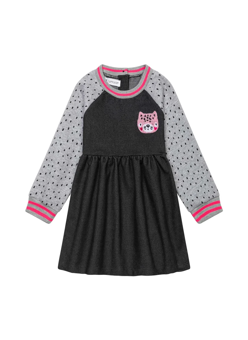 MINOTI Kids Mixed Fabric Dress