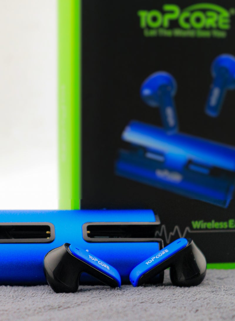 Topcore Wireless Ear Buds Bluetooth Earbuds, long Playtime, Bluetooth 5.1 Headphone in Ear Earbuds with Mic, Earphones Stereo Sound for Gaming Music for Android iOS - Image 1