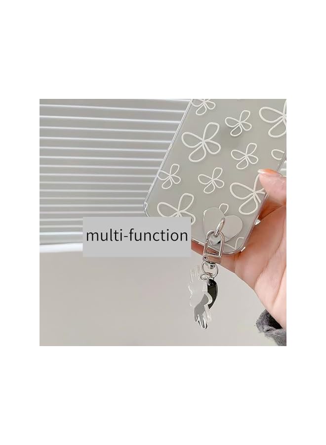 Green Tiger 10Pcs Cell Phone Ring Holder, Mobile Phone Finger Ring Stand Holder Hooks, Finger Grip Ring, Love Heart-shaped Square Buckle Mobile Phone Case Charms Clasp Accessories - Image 3