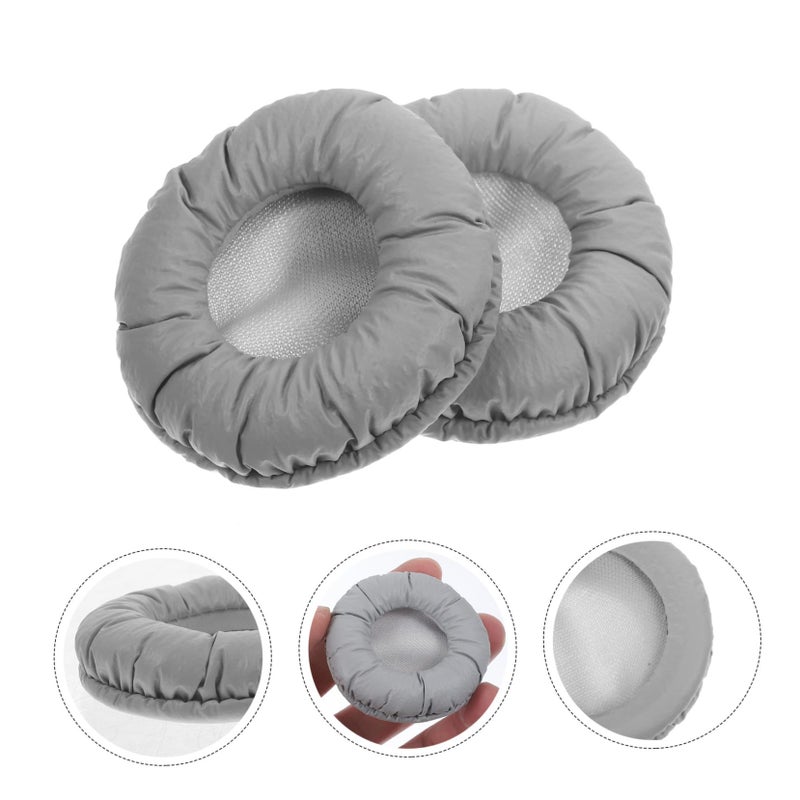 Soft Comfortable Replacement Ear Pads Cushions Over Ear Headphones Sweat Resistant Black - Image 4