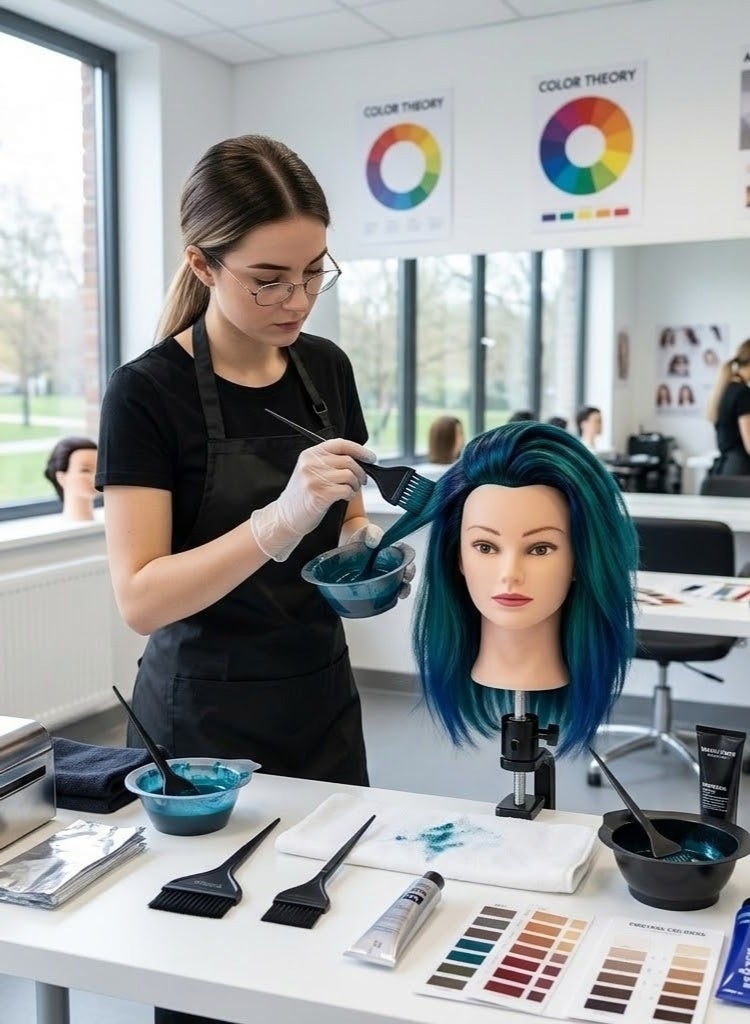 Globalstar Black Hair Mannequin Training Head - Professional Practice Model for Cosmetology - Image 3