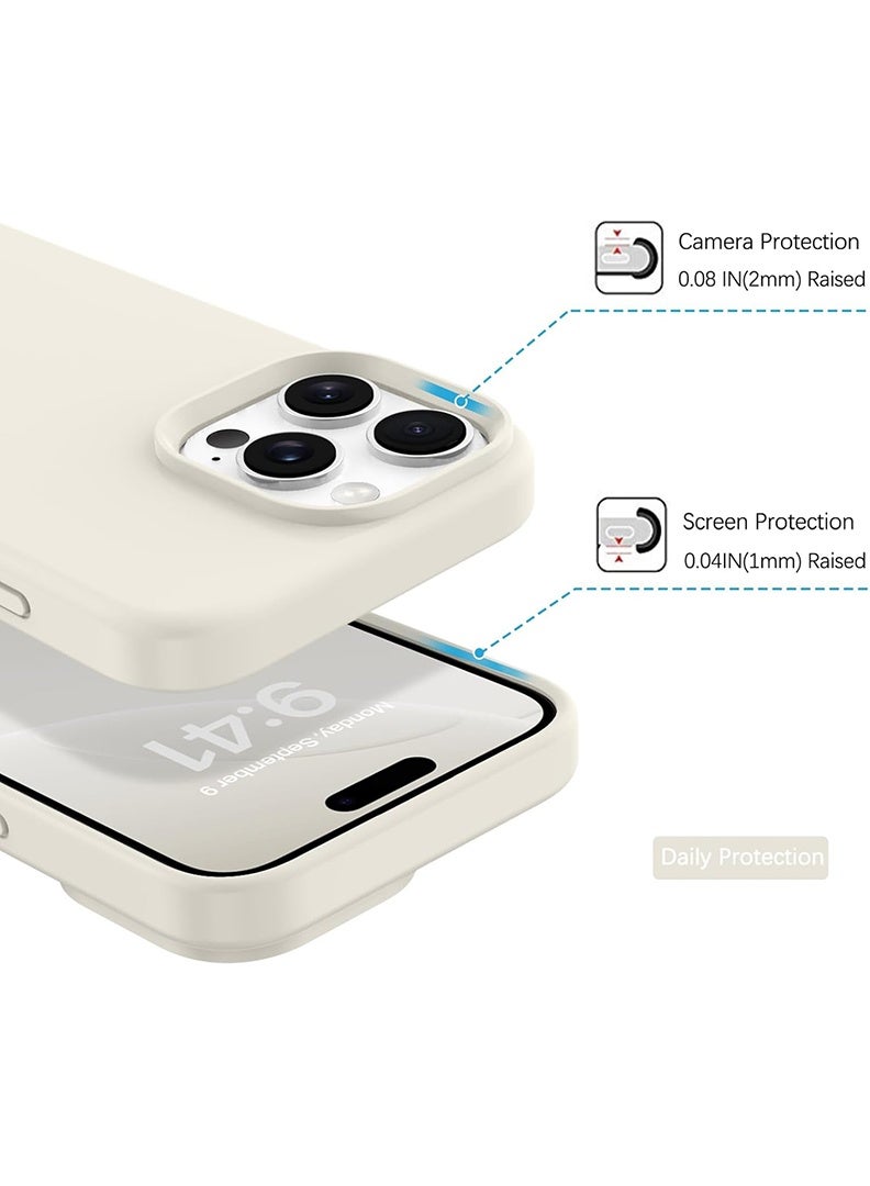 Case Up Apple iPhone 16 Pro Max 2024 Premium Soft Liquid Silicone Case Cover - Grey - Image 2