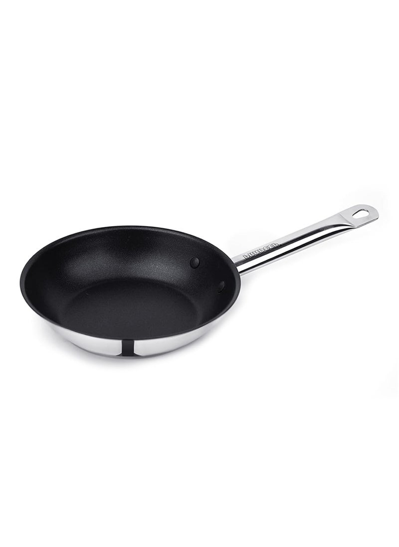 Pradeep - PRADEEP Champion Amico Stainless Steel Non-Stick Fry Pan with Sandwich Bottom, 32 cm, 3.1 LTR - Image 1
