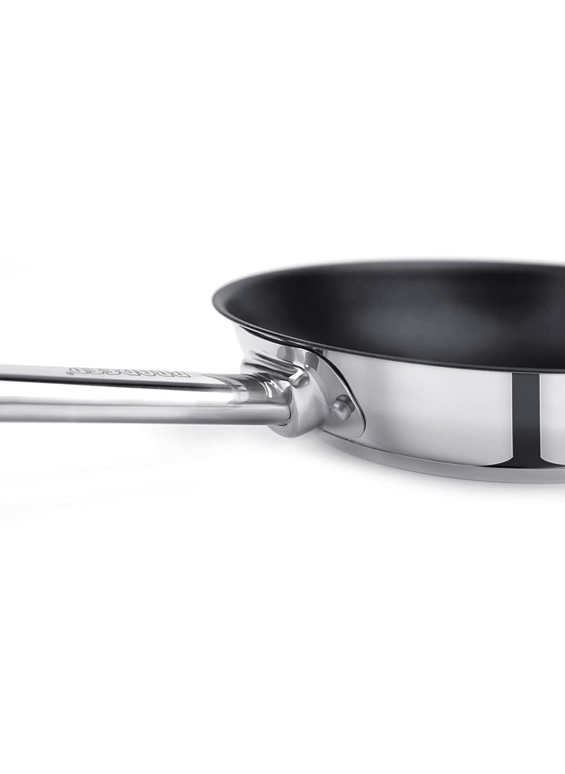 Pradeep - PRADEEP Champion Amico Stainless Steel Non-Stick Fry Pan with Sandwich Bottom, 32 cm, 3.1 LTR - Image 1