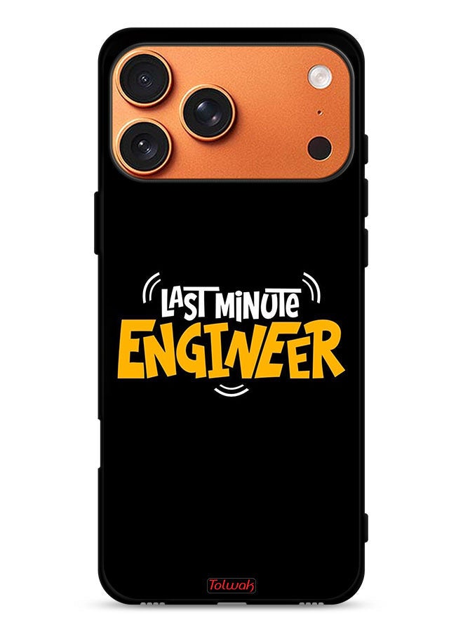 Tolwak Apple iPhone 17 Pro Max Protective Case Cover Last Minute Engineer - Image 1