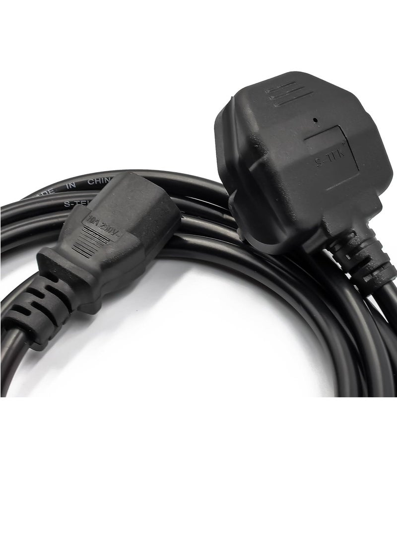 MIGOFAST - 1.8m/6ft Desktop Power Cable - Reliable Pure Copper Wire for Computers, TVs, Monitors, and More - Image 1