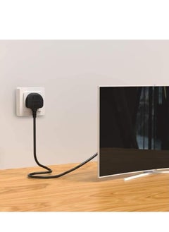 MIGOFAST 1.8m/6ft Desktop Power Cable - Reliable Pure Copper Wire for Computers, TVs, Monitors, and More  - Image 4