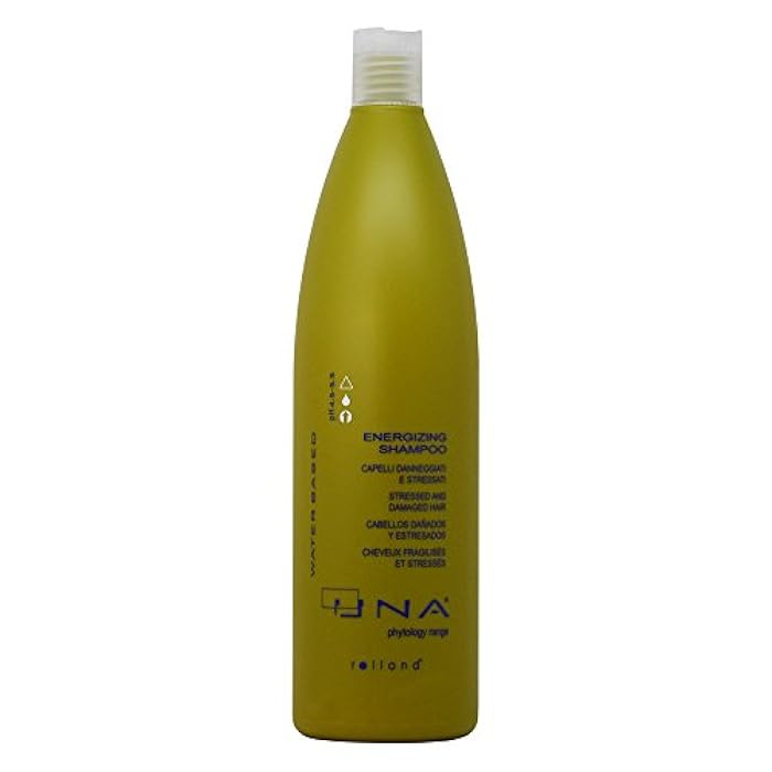 UNA Energizing Shampoo - Argan Oil, Shea Butter & Silk Protein for Strengthening & Hydrating, Gentle Daily Cleanser for All Hair Types, Adds Shine & Controls Frizz - 1000ml - Image 1