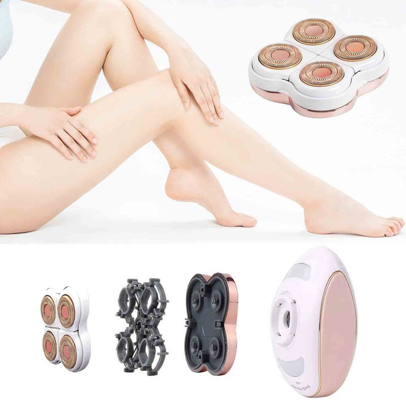tuokiy Legs Hair Remover Replacement Heads For Finishing Touch Flawless Legs Women's Hair Remover Rose Gold - Image 5