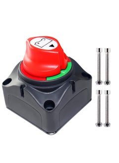 Battery Disconnect Switch Master, Master Isolator, 12V-48V Waterproof Power Isolator On-Off Kill 275Amps High Current for Car RV Marine Boat Truck ATV Vehicles (On/Off)