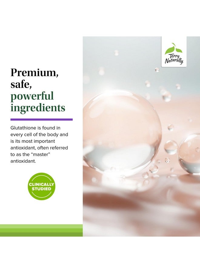 Terry Naturally تيري ناتشورالي كلينيكال غلوتاثيون - مكمل مضاد للأكسدة لامتصاص عالي - مكمل غذائي مع L-غلوتاثيون - مكمل نباتي لدعم صحة الخلايا - 60 قرص ذوبان بطيء (عبوة من 2) - Image 5