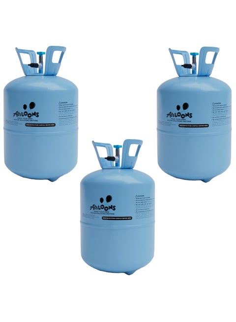 3 Helium Tank ! Inflate up to 50 Latex Balloons! 14 cu. ft. Helium Cylinder with Purified Helium for longer helium balloon float time- Perfect for all your Celebrations!