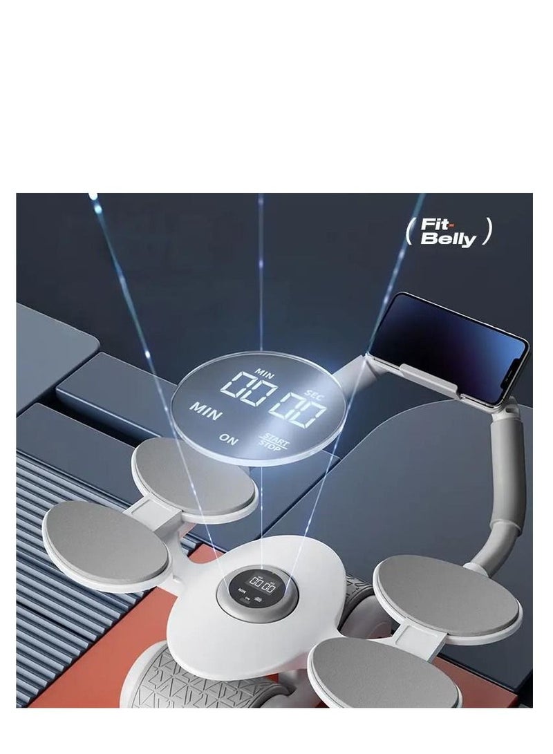 Y&D NEW Automatic Rebound Ab Abdominal Exercise Roller Wheel with Elbow Support and Timer for Core Training - Image 4