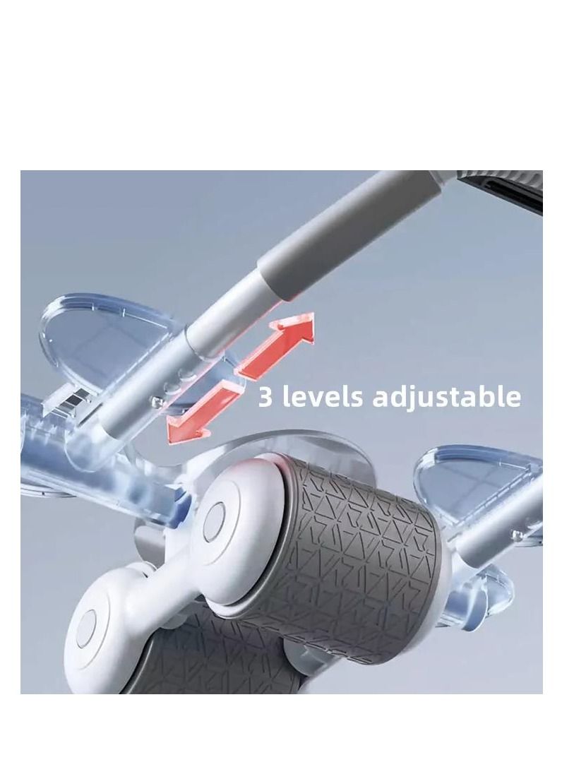 Y&D NEW Automatic Rebound Ab Abdominal Exercise Roller Wheel with Elbow Support and Timer for Core Training - Image 5