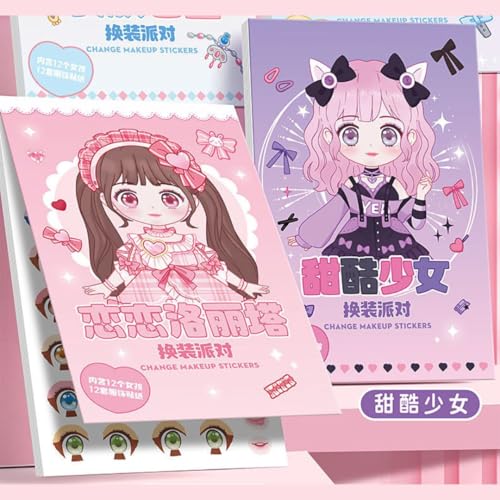KmCho Kawaii Stickers Set for Kids and Teens, Creative Stickers Set for Scrapbooking and Journaling, Cute Waterproof Vinyl Decals for Laptops, Water Bottles, Notebooks, Crafts - Image 4