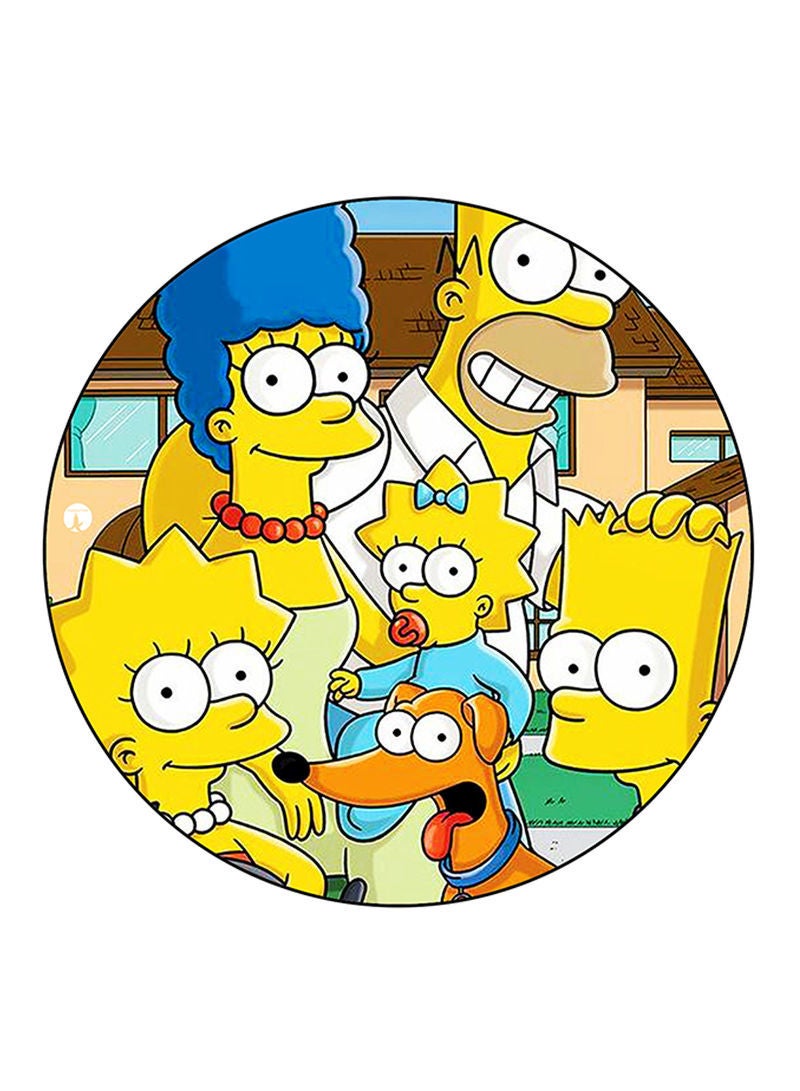 RKN Simpsons Printed Mouse Pad  Multicolour