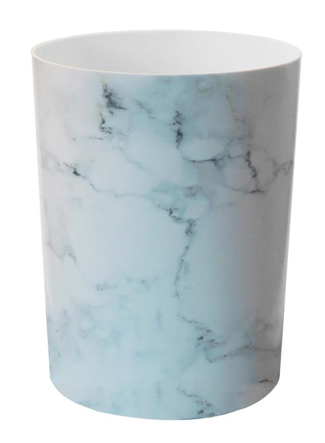 Feisco Small Trash Can for Bathroom, 2 Gallon Trash Can Trash Bin Wastebasket Garbage Can for Kitchen,Bathroom Office, Bedroom,Dorms,Laundry Room (White, 1 Pack) - Image 1